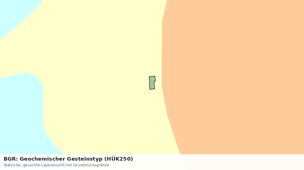Statische Kartenansicht: BGR: Geochemischer Gesteinstyp (HÜK250)