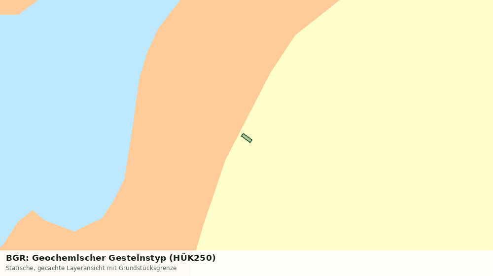 Statische Kartenansicht: BGR: Geochemischer Gesteinstyp (HÜK250)