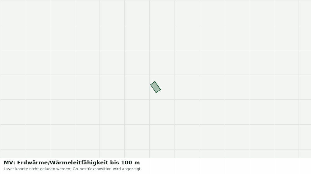 Statische Kartenansicht: MV: Erdwärme/Wärmeleitfähigkeit bis 100 m