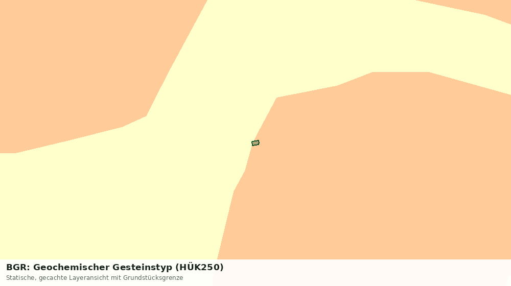 Statische Kartenansicht: BGR: Geochemischer Gesteinstyp (HÜK250)