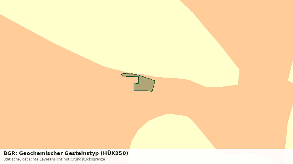 Statische Kartenansicht: BGR: Geochemischer Gesteinstyp (HÜK250)