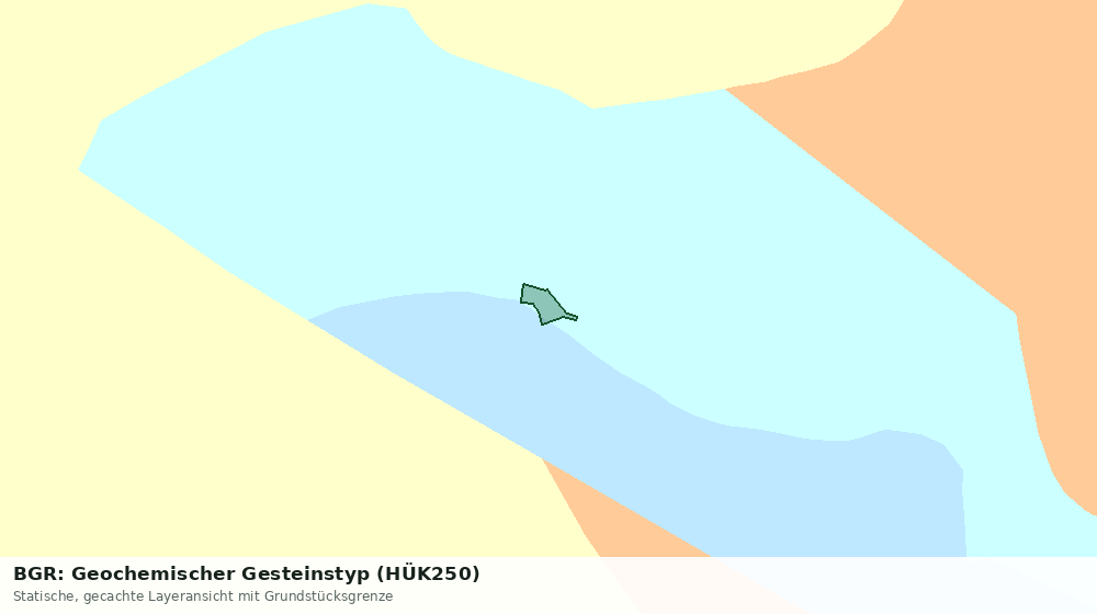 Statische Kartenansicht: BGR: Geochemischer Gesteinstyp (HÜK250)