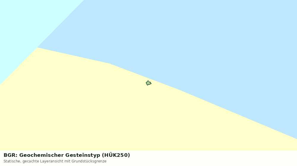 Statische Kartenansicht: BGR: Geochemischer Gesteinstyp (HÜK250)
