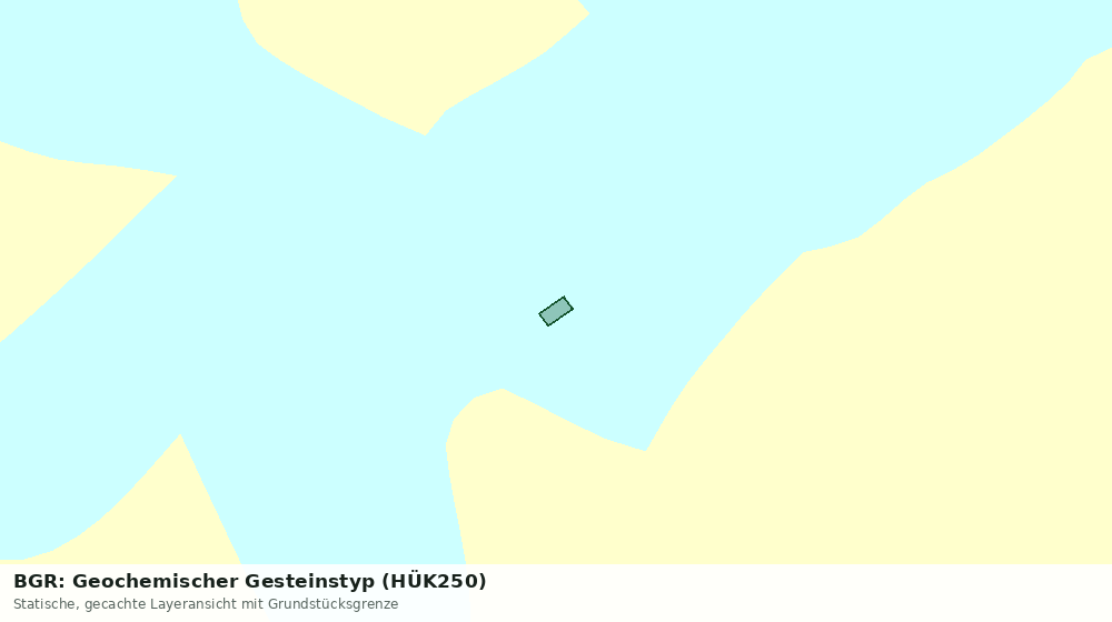 Statische Kartenansicht: BGR: Geochemischer Gesteinstyp (HÜK250)