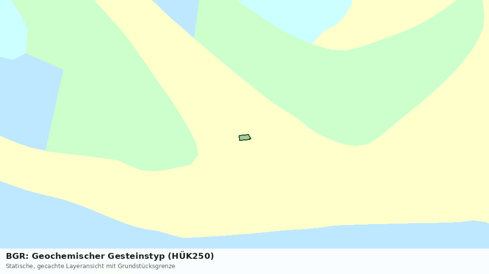 Statische Kartenansicht: BGR: Geochemischer Gesteinstyp (HÜK250)