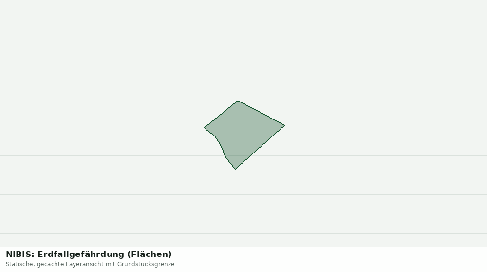 Statische Kartenansicht: NIBIS: Erdfallgefährdung (Flächen)