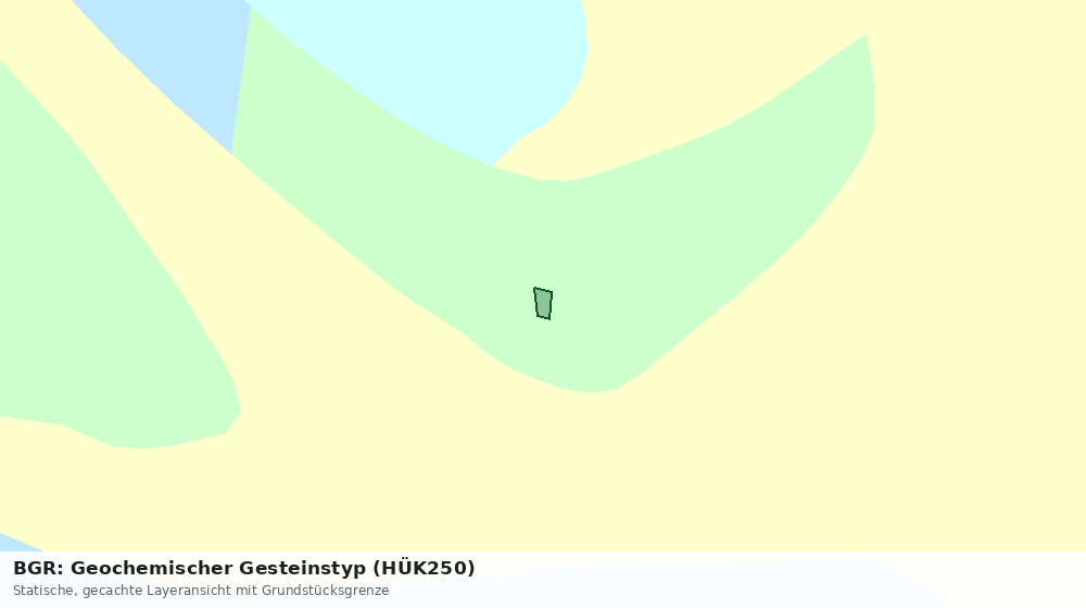 Statische Kartenansicht: BGR: Geochemischer Gesteinstyp (HÜK250)