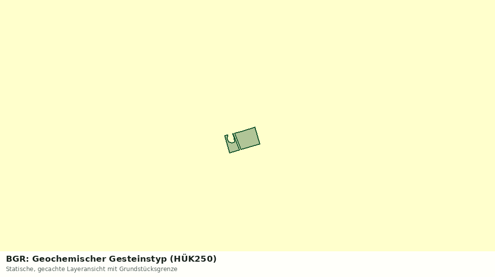 Statische Kartenansicht: BGR: Geochemischer Gesteinstyp (HÜK250)