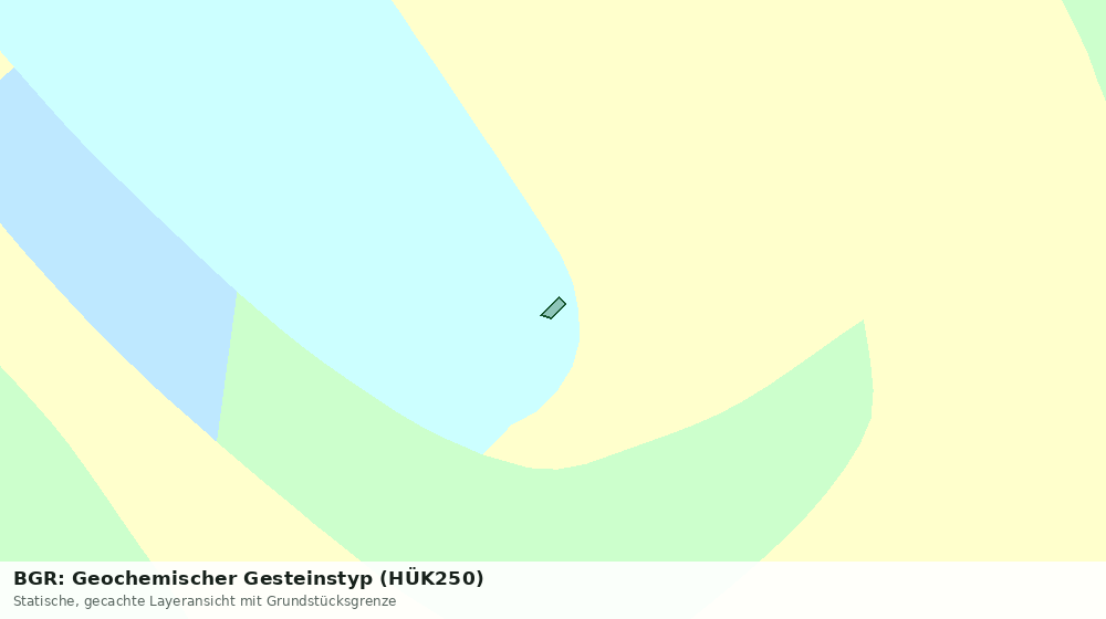 Statische Kartenansicht: BGR: Geochemischer Gesteinstyp (HÜK250)