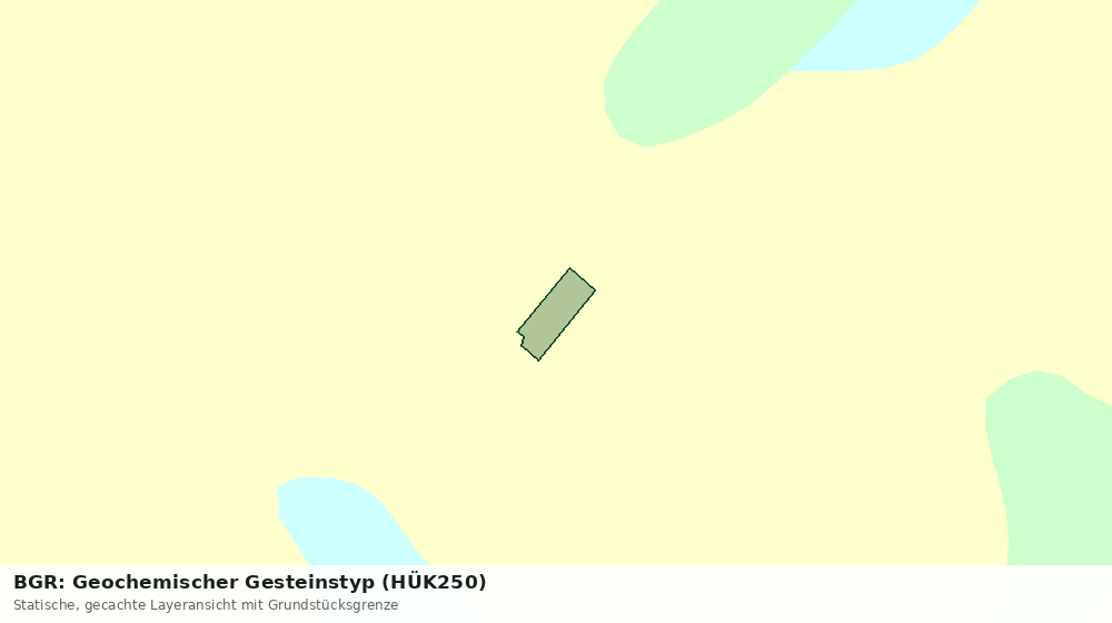 Statische Kartenansicht: BGR: Geochemischer Gesteinstyp (HÜK250)