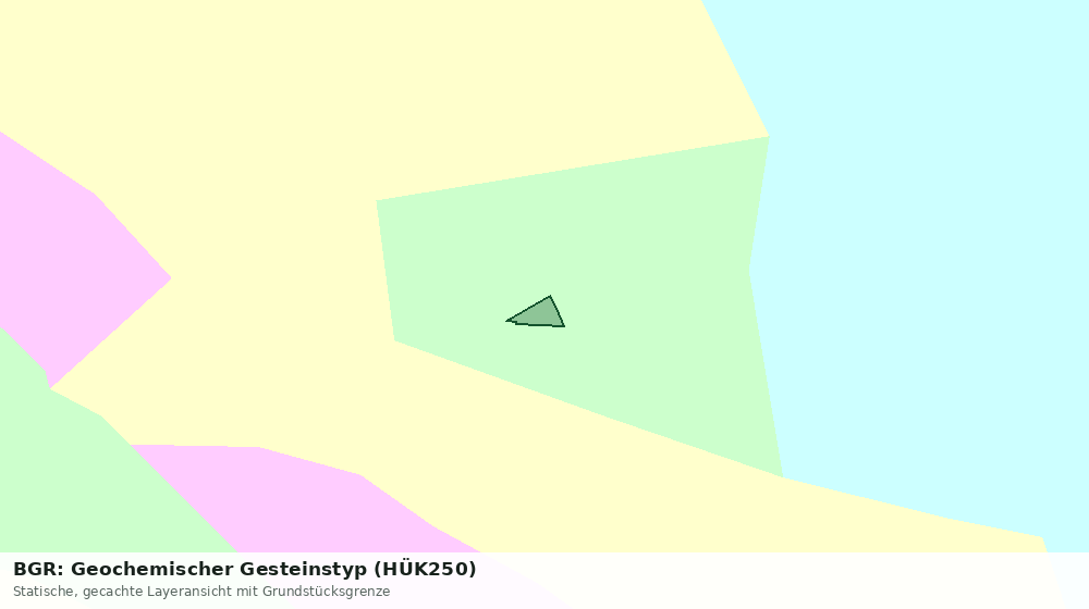 Statische Kartenansicht: BGR: Geochemischer Gesteinstyp (HÜK250)