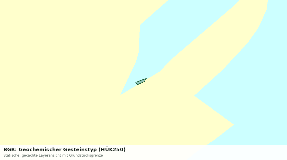 Statische Kartenansicht: BGR: Geochemischer Gesteinstyp (HÜK250)