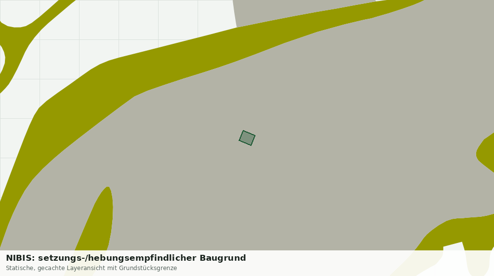 Statische Kartenansicht: NIBIS: setzungs-/hebungsempfindlicher Baugrund