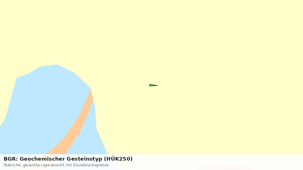Statische Kartenansicht: BGR: Geochemischer Gesteinstyp (HÜK250)