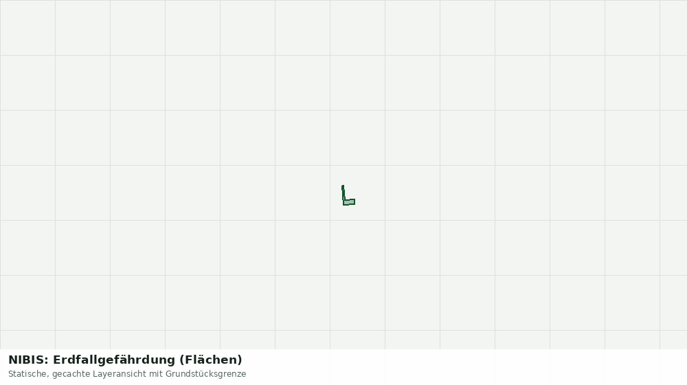 Statische Kartenansicht: NIBIS: Erdfallgefährdung (Flächen)