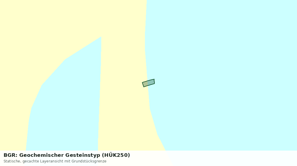 Statische Kartenansicht: BGR: Geochemischer Gesteinstyp (HÜK250)