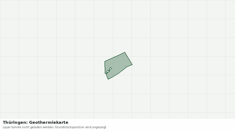 Statische Kartenansicht: Thüringen: Geothermiekarte
