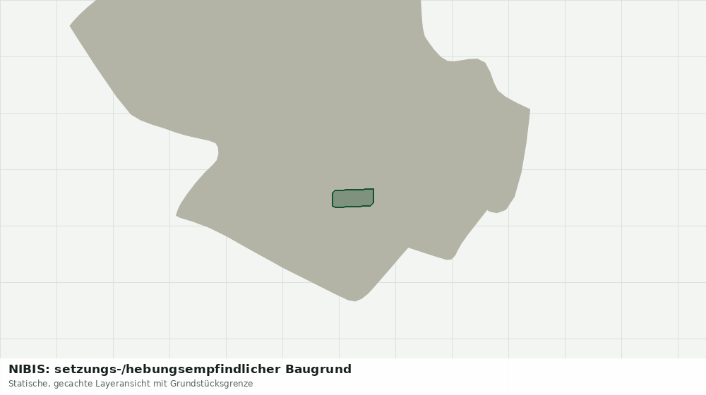 Statische Kartenansicht: NIBIS: setzungs-/hebungsempfindlicher Baugrund