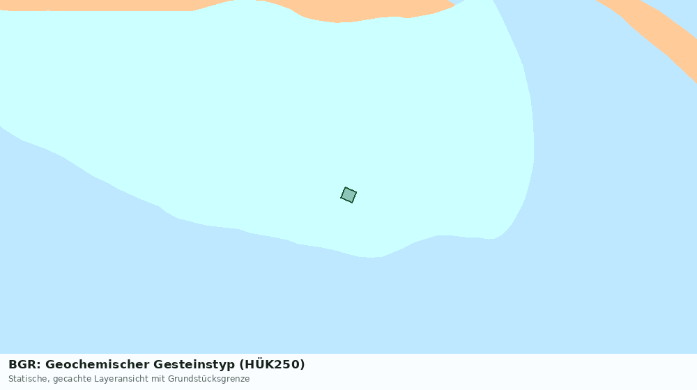 Statische Kartenansicht: BGR: Geochemischer Gesteinstyp (HÜK250)