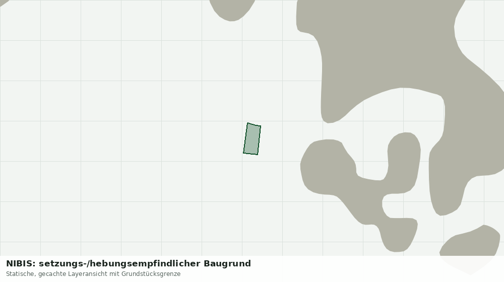Statische Kartenansicht: NIBIS: setzungs-/hebungsempfindlicher Baugrund