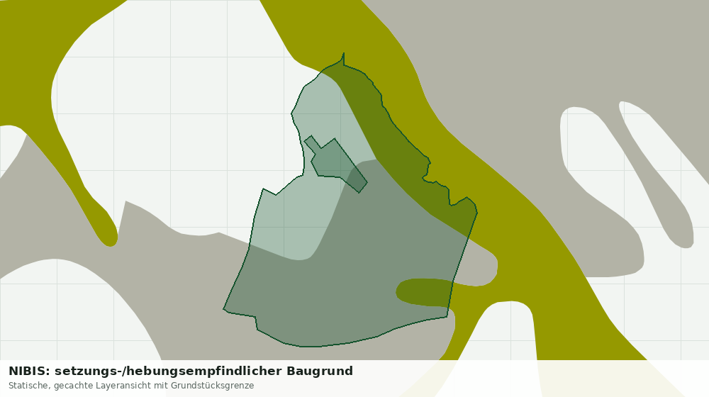 Statische Kartenansicht: NIBIS: setzungs-/hebungsempfindlicher Baugrund
