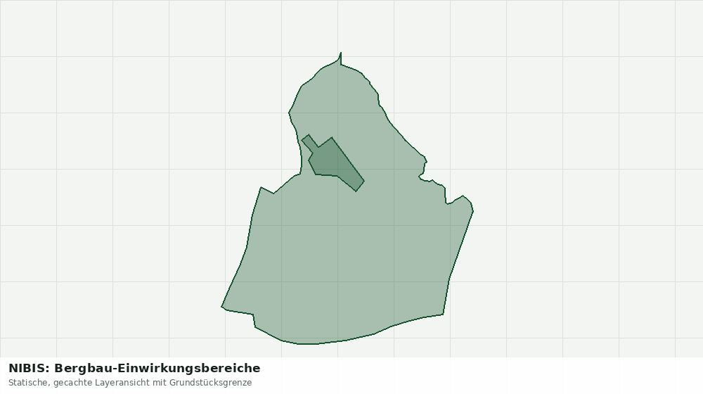 Statische Kartenansicht: NIBIS: Bergbau-Einwirkungsbereiche