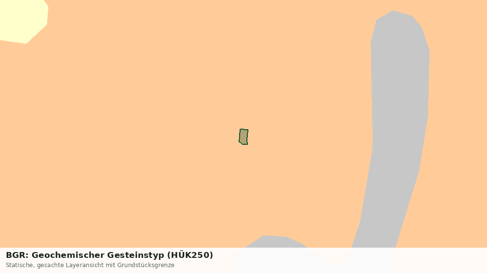 Statische Kartenansicht: BGR: Geochemischer Gesteinstyp (HÜK250)