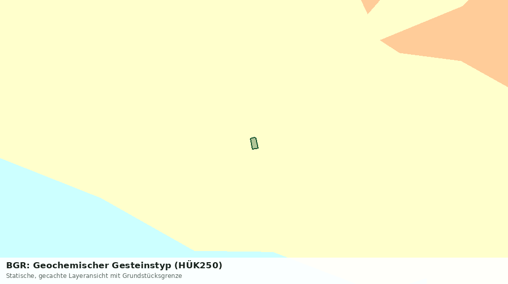 Statische Kartenansicht: BGR: Geochemischer Gesteinstyp (HÜK250)