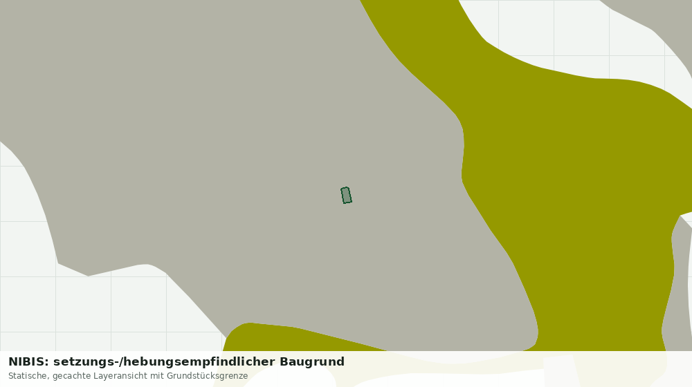 Statische Kartenansicht: NIBIS: setzungs-/hebungsempfindlicher Baugrund