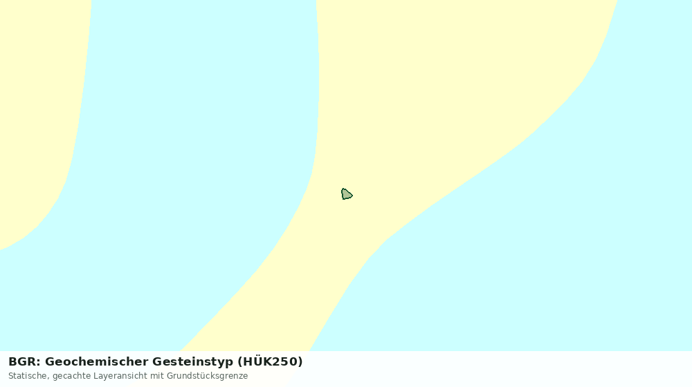 Statische Kartenansicht: BGR: Geochemischer Gesteinstyp (HÜK250)