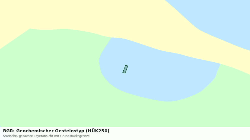 Statische Kartenansicht: BGR: Geochemischer Gesteinstyp (HÜK250)