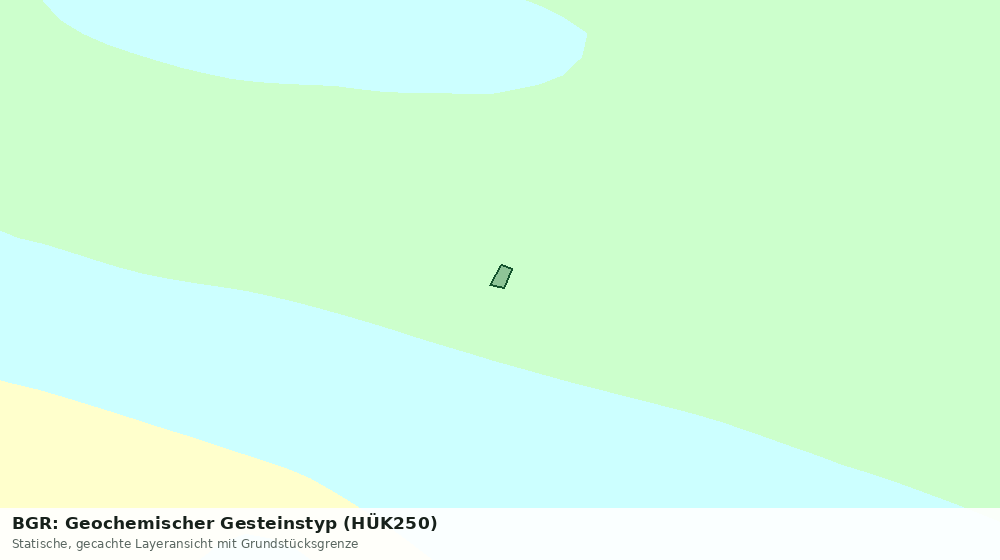 Statische Kartenansicht: BGR: Geochemischer Gesteinstyp (HÜK250)
