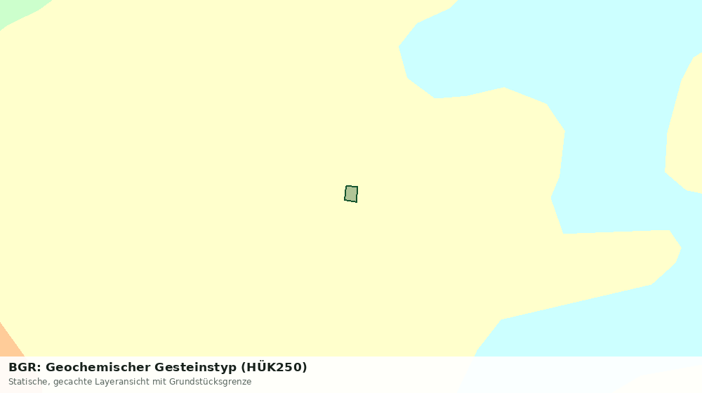 Statische Kartenansicht: BGR: Geochemischer Gesteinstyp (HÜK250)
