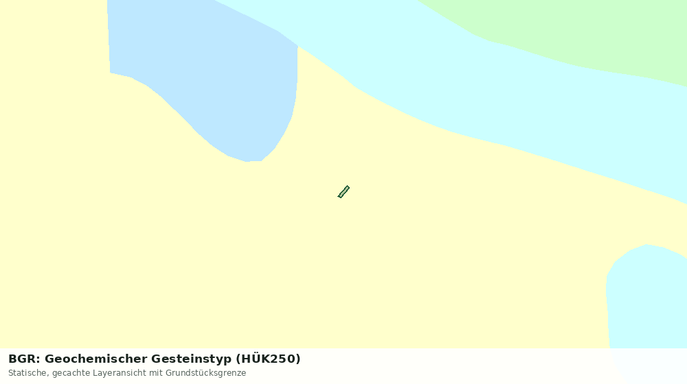 Statische Kartenansicht: BGR: Geochemischer Gesteinstyp (HÜK250)