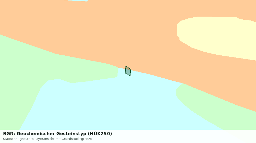 Statische Kartenansicht: BGR: Geochemischer Gesteinstyp (HÜK250)