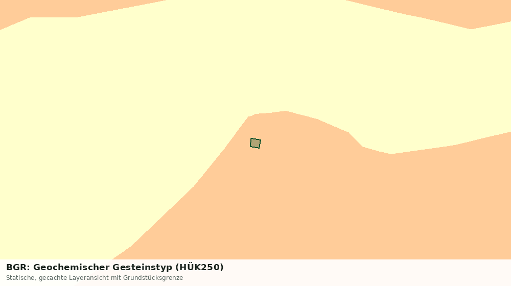 Statische Kartenansicht: BGR: Geochemischer Gesteinstyp (HÜK250)