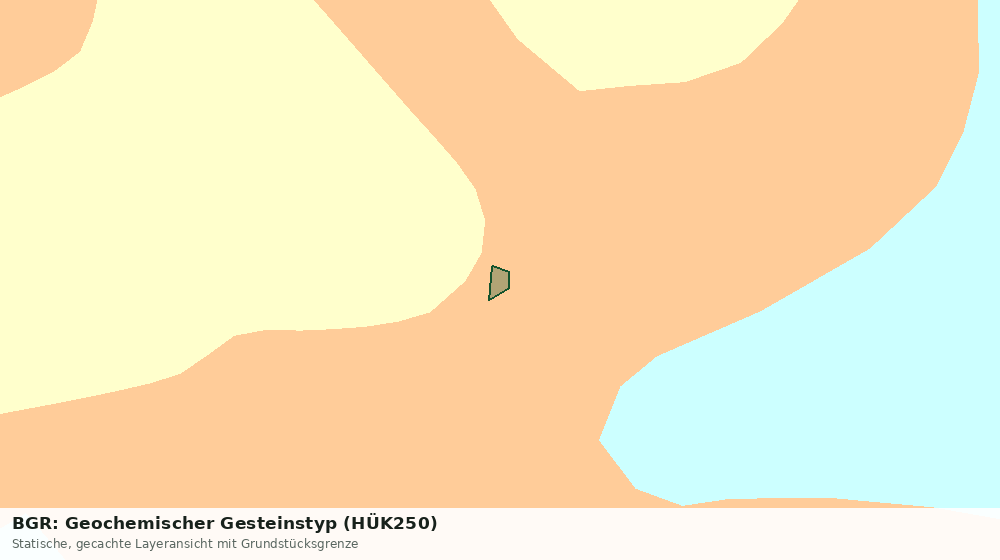 Statische Kartenansicht: BGR: Geochemischer Gesteinstyp (HÜK250)