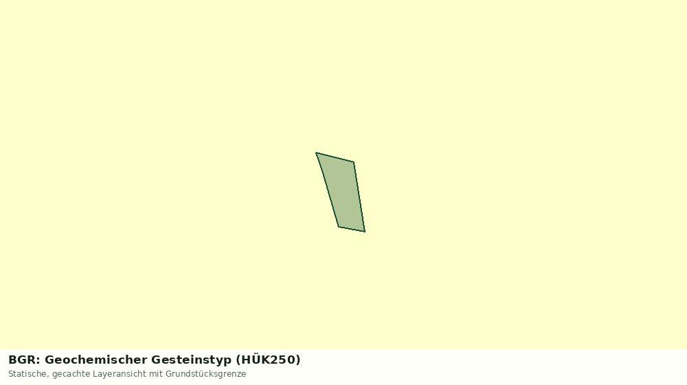 Statische Kartenansicht: BGR: Geochemischer Gesteinstyp (HÜK250)