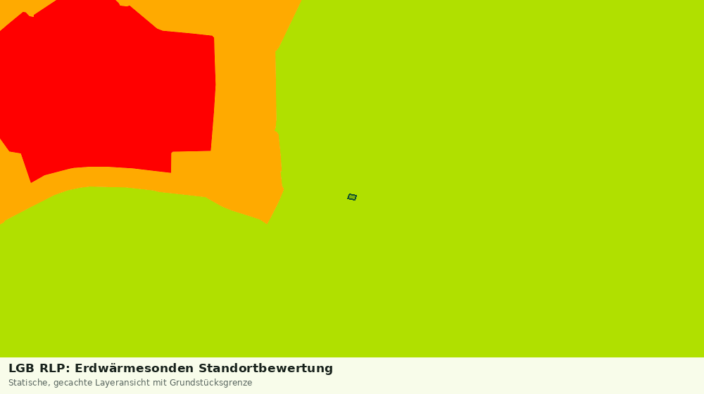 Statische Kartenansicht: LGB RLP: Erdwärmesonden Standortbewertung