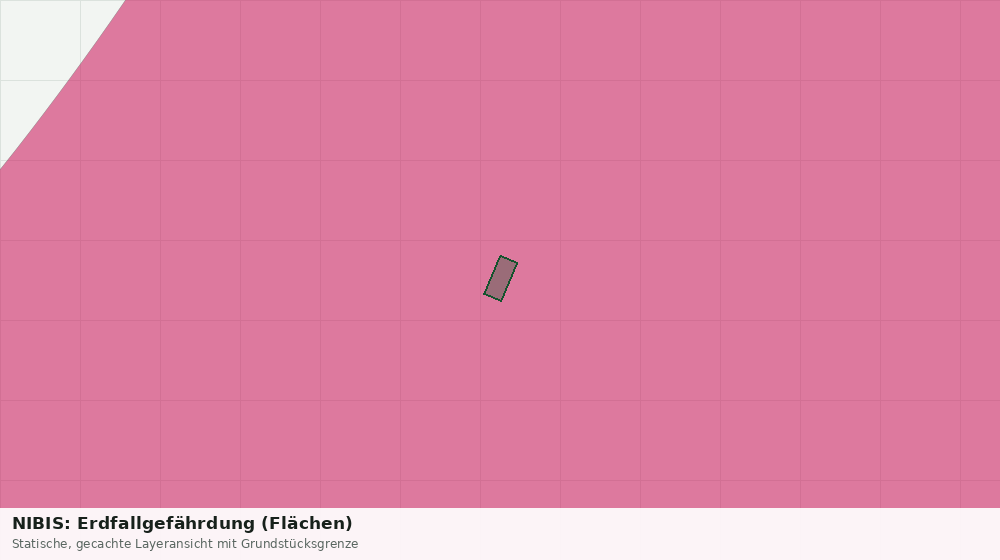 Statische Kartenansicht: NIBIS: Erdfallgefährdung (Flächen)