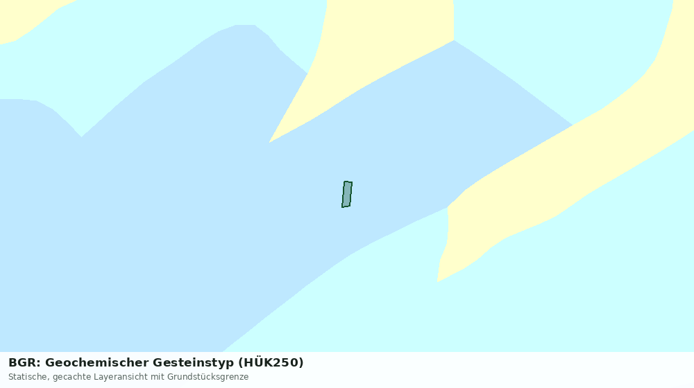 Statische Kartenansicht: BGR: Geochemischer Gesteinstyp (HÜK250)
