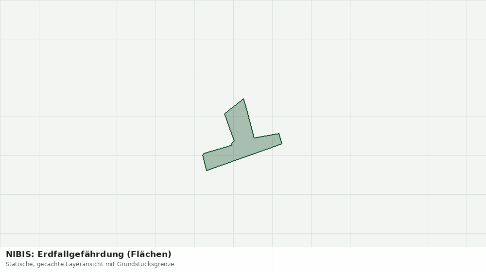 Statische Kartenansicht: NIBIS: Erdfallgefährdung (Flächen)