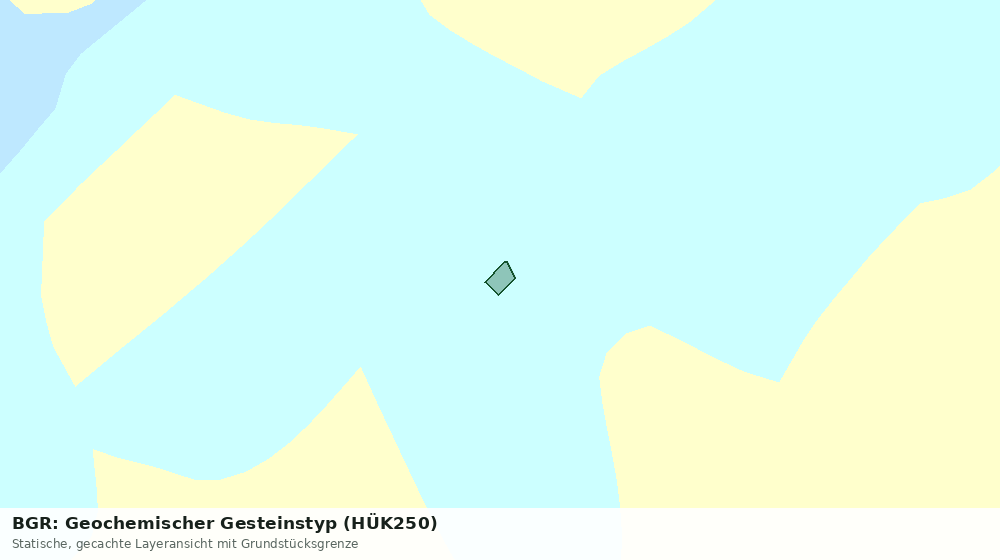 Statische Kartenansicht: BGR: Geochemischer Gesteinstyp (HÜK250)