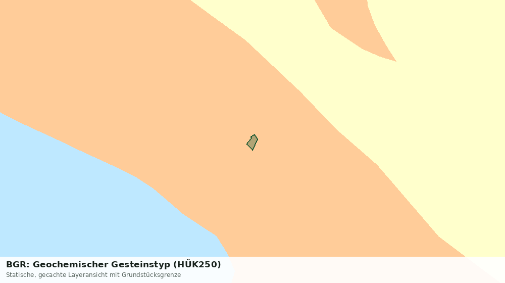 Statische Kartenansicht: BGR: Geochemischer Gesteinstyp (HÜK250)