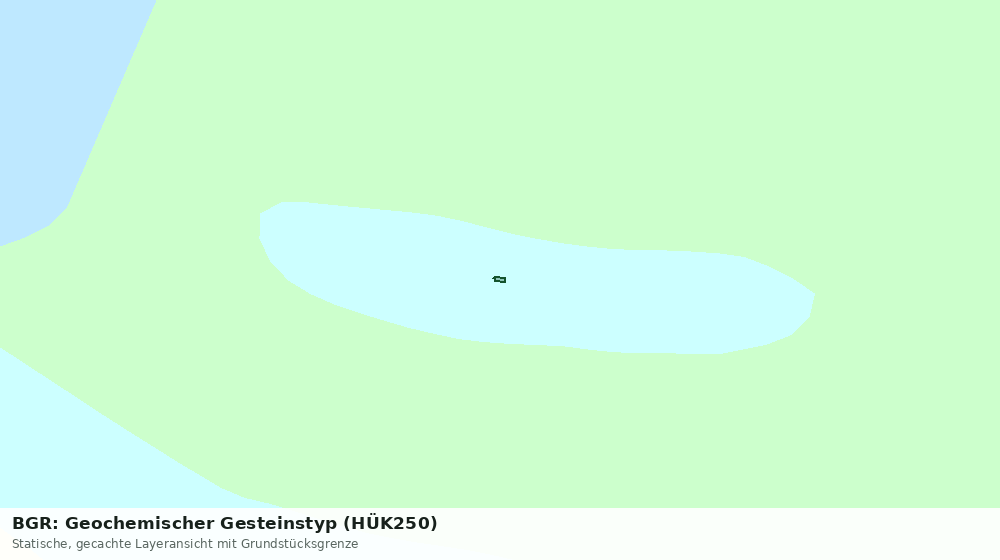 Statische Kartenansicht: BGR: Geochemischer Gesteinstyp (HÜK250)
