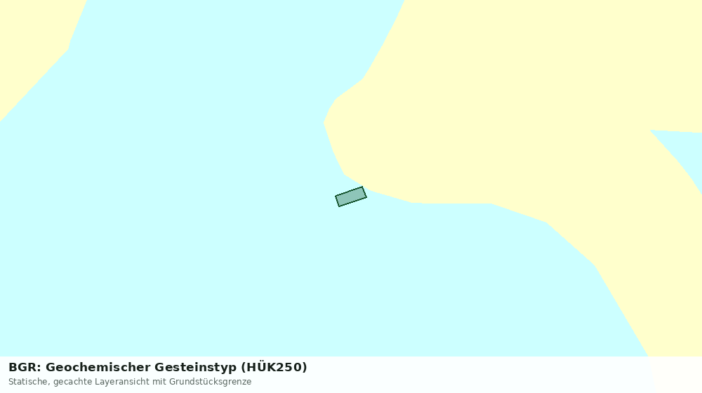Statische Kartenansicht: BGR: Geochemischer Gesteinstyp (HÜK250)