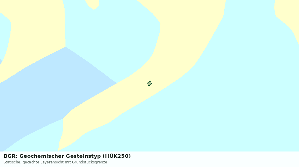 Statische Kartenansicht: BGR: Geochemischer Gesteinstyp (HÜK250)