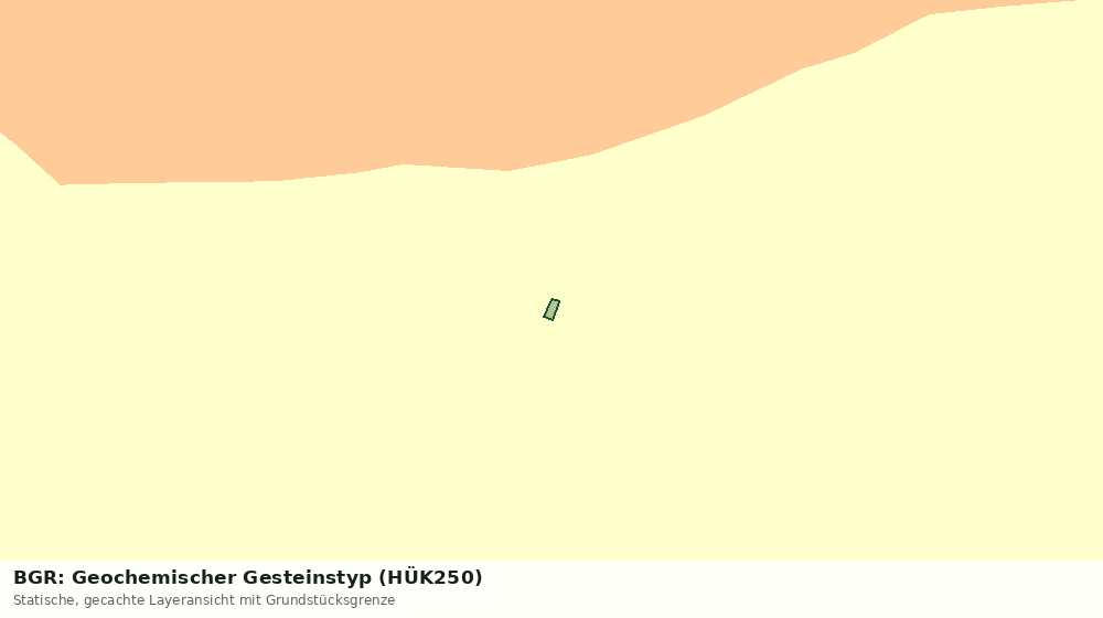 Statische Kartenansicht: BGR: Geochemischer Gesteinstyp (HÜK250)