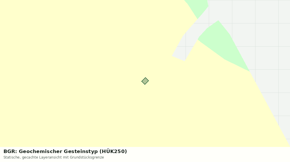 Statische Kartenansicht: BGR: Geochemischer Gesteinstyp (HÜK250)