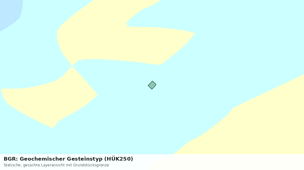 Statische Kartenansicht: BGR: Geochemischer Gesteinstyp (HÜK250)